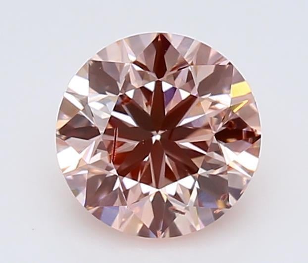 0.88 Ct. Fancy Intense  Pink Round Lab Grown Diamond