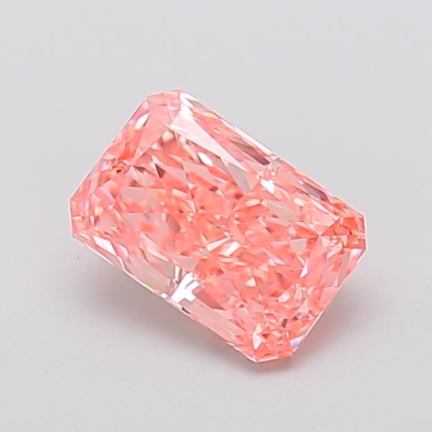 1.64 Ct. Fancy Vivid Pink Radiant Lab Grown Diamond