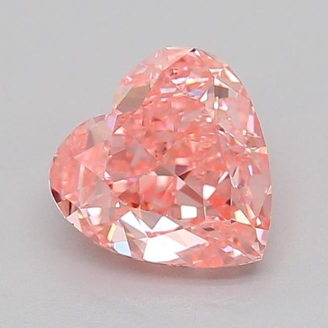 1.00 Ct. Fancy Vivid  Pink Heart Lab Grown Diamond