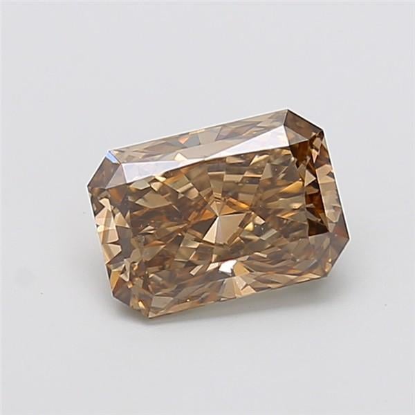 2.08 Ct. Fancy Light Brown Radiant Lab Grown Diamond