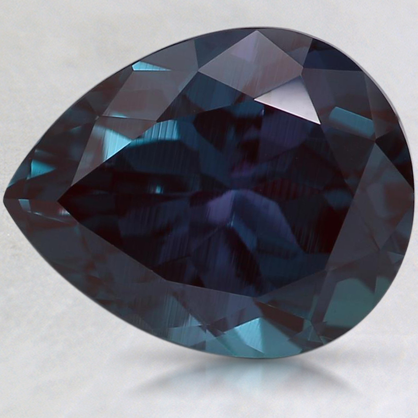 11x8.9mm Color Change Pear Lab Grown Alexandrite