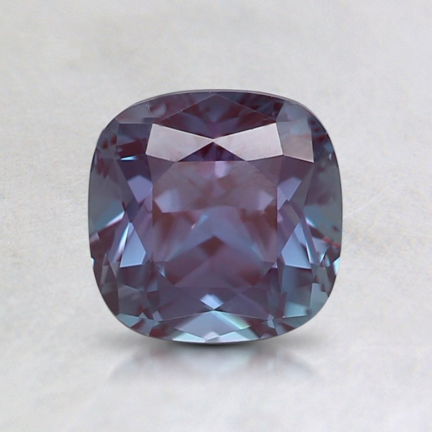 Blue,Purple 21.00 Ct Certified Natural Fantastic Quality Cushion Shape Color Changing Alexandrite Loose Gemstone SV1609