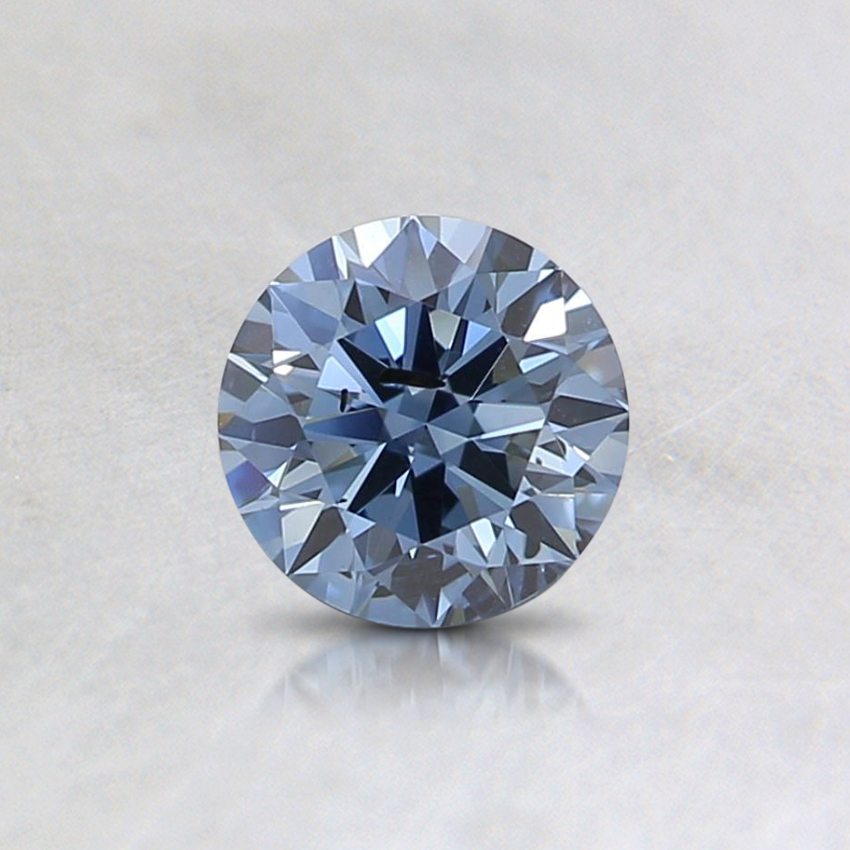 0.45 Ct. Fancy Blue Round Lab Grown Diamond