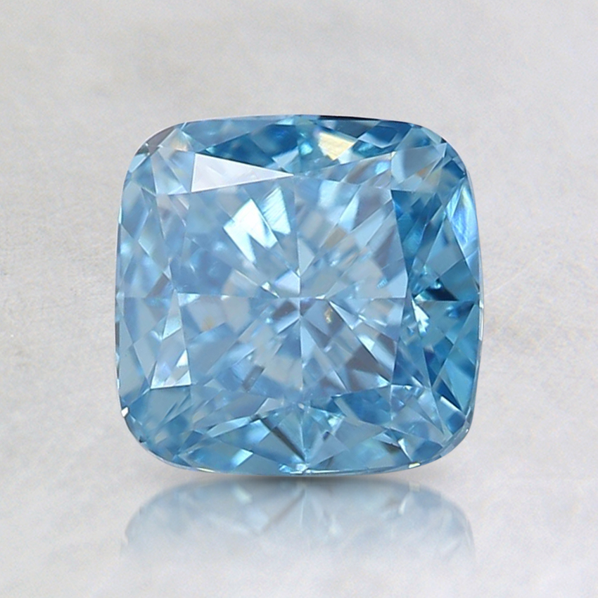 1.53 Ct. Fancy Intense Blue Cushion Lab Created Diamond