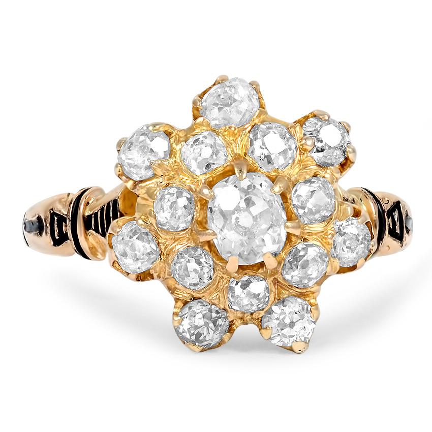 Georgian Diamond Cocktail Ring
