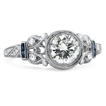 Art Nouveau Diamond Vintage Ring