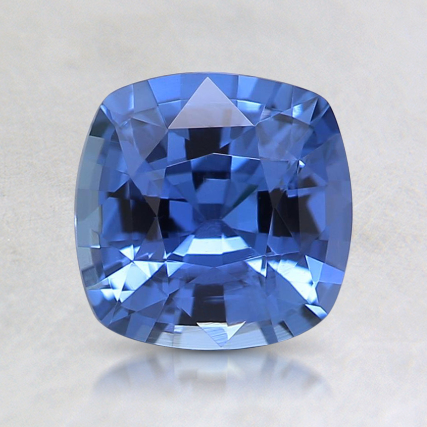 6.6mm Unheated Blue Cushion Sapphire