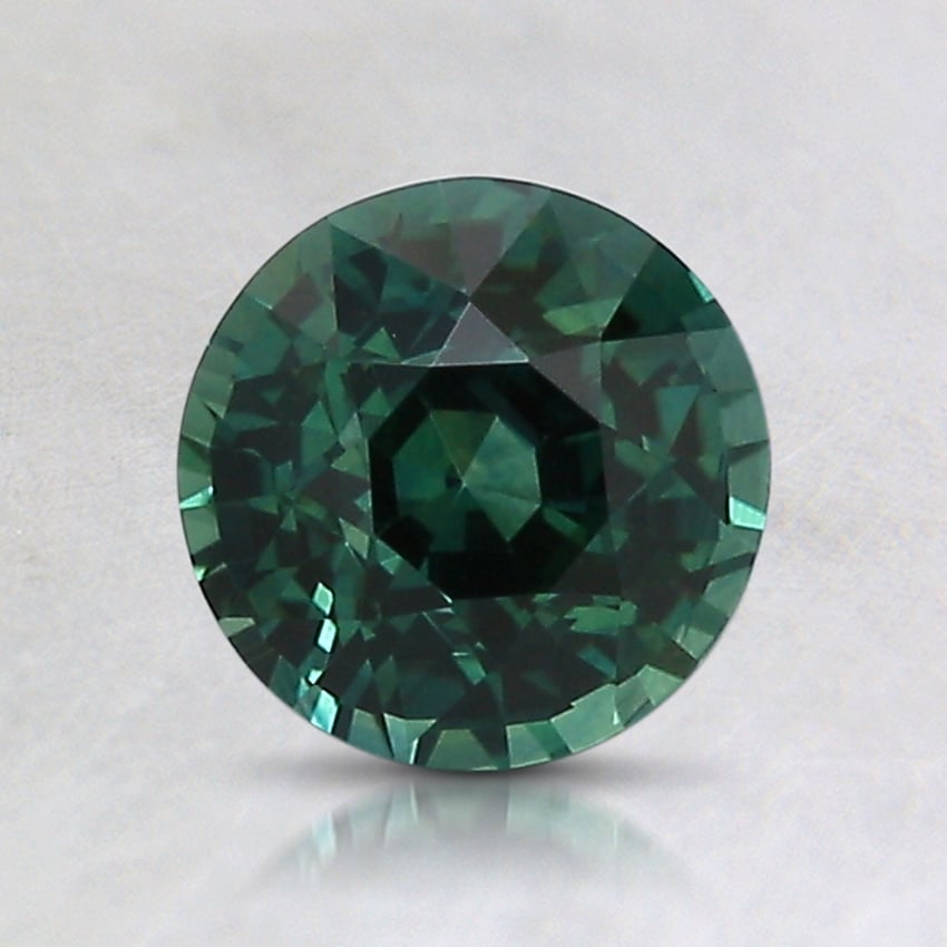 6.4x6.3mm Teal Round Montana Sapphire