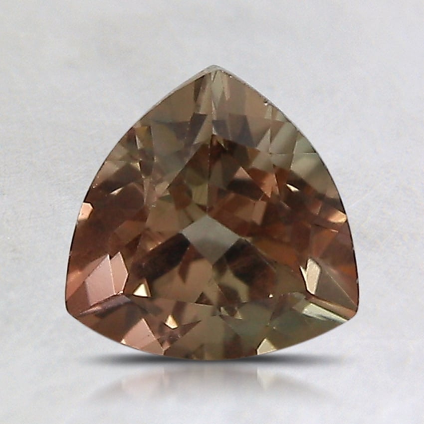 7.1x7mm Unheated Parti-Color Trillion Oregon Sunstone