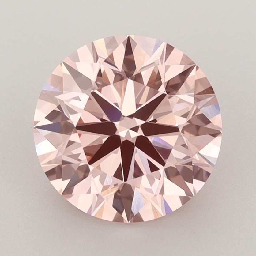 2.64 Ct. Fancy Intense Pink Round Lab Grown Diamond