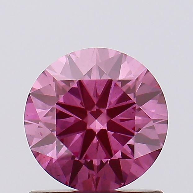1.00 Ct. Fancy Vivid Pink Round Lab Grown Diamond