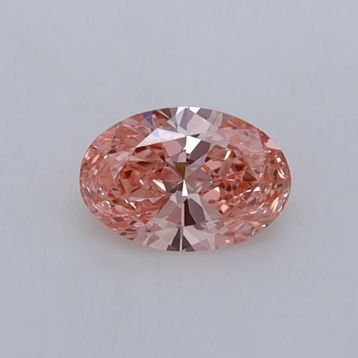 0.36 Ct. Fancy Vivid  Pink Oval Lab Grown Diamond