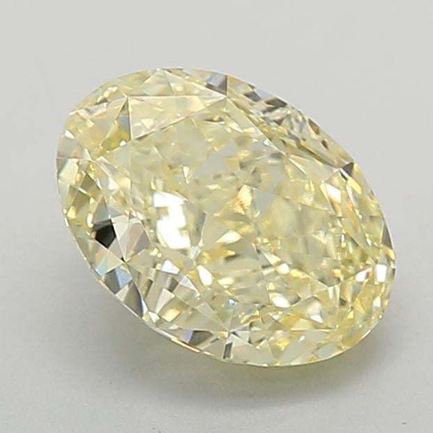2.72 Ct. Fancy Intense Yellow Oval Lab Grown Diamond