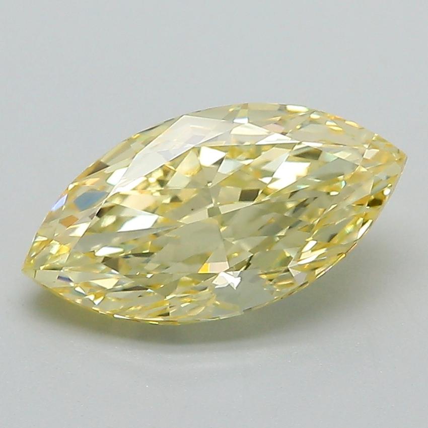 2.02 Ct. Fancy Yellow Marquise Lab Grown Diamond