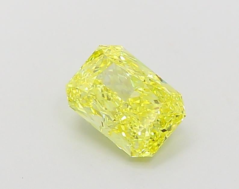 1.21 Ct. Fancy Vivid Yellow Radiant Lab Grown Diamond