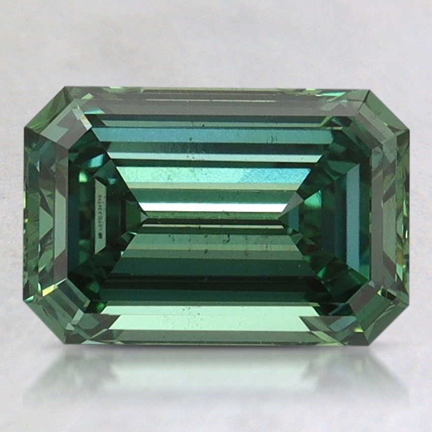 1.96 Ct. Fancy Vivid Pacific Green Emerald Lab Grown Diamond