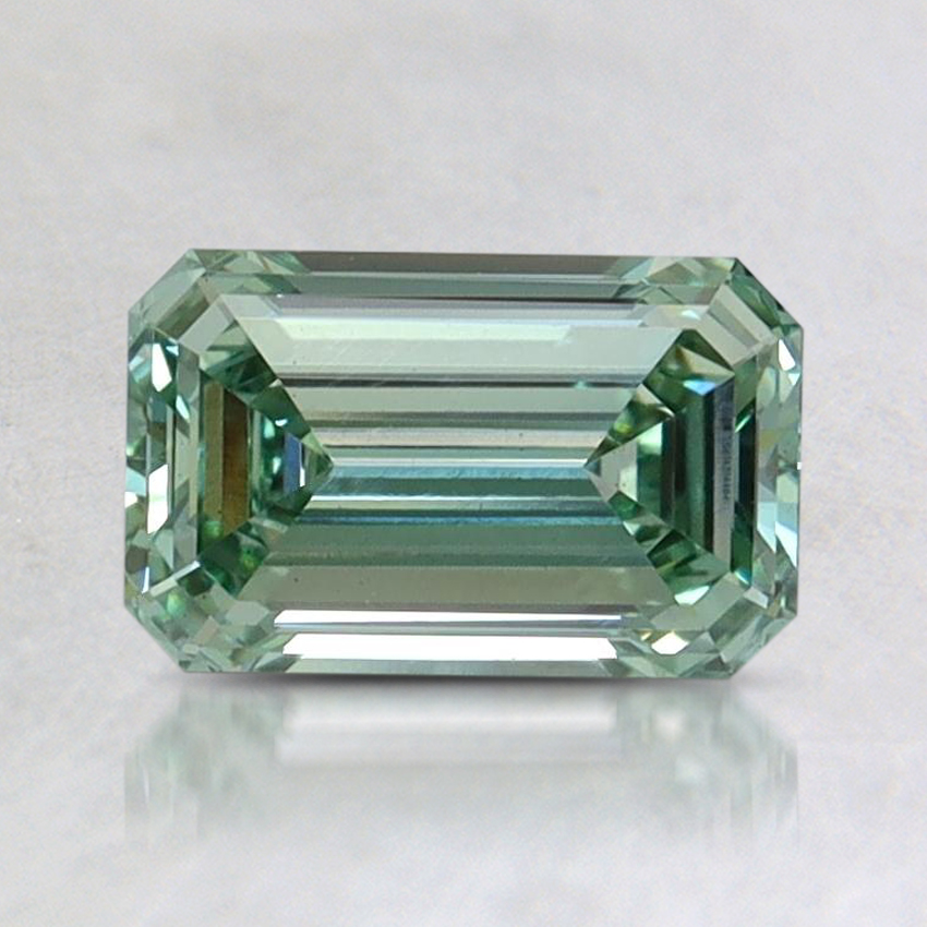 1.10 Ct. Fancy Intense Pacific Green Emerald Lab Grown Diamond