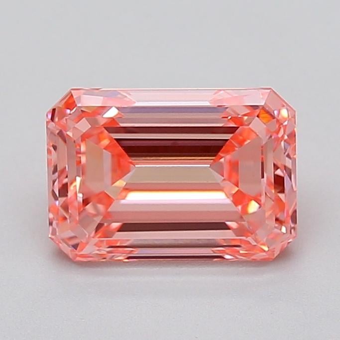 2.06 Ct. Fancy Vivid  Pink Emerald Lab Grown Diamond