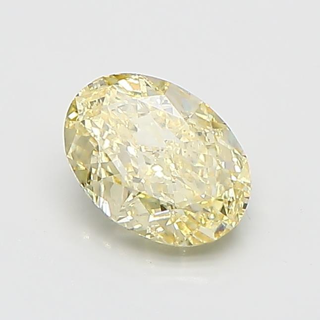 1.12 Ct. Fancy  Yellow Oval Lab Grown Diamond