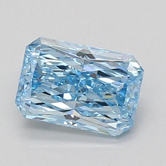 1.05 Ct. Fancy Vivid Blue Radiant Lab Grown Diamond