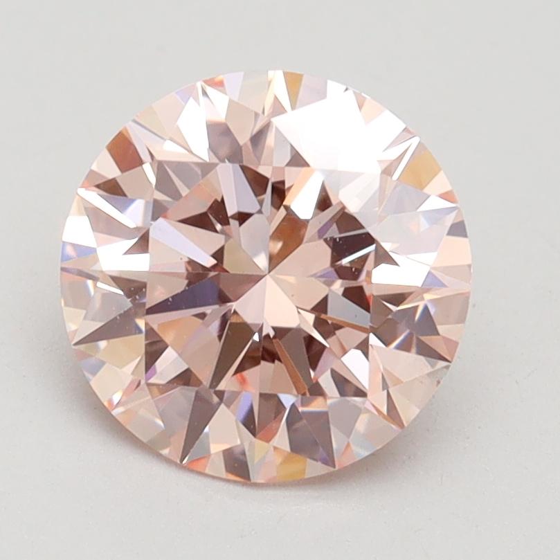 2.00 Ct. Fancy Intense Pink Round Lab Grown Diamond
