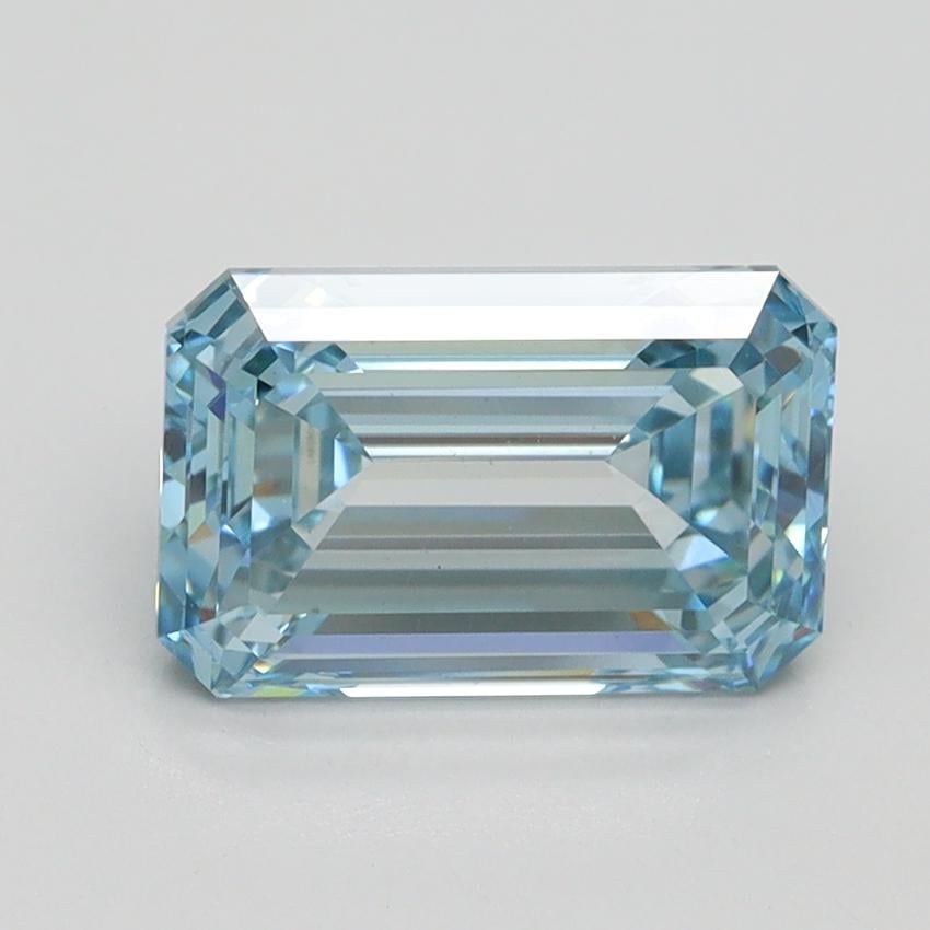 2.53 Ct. Fancy Intense Blue Emerald Lab Grown Diamond