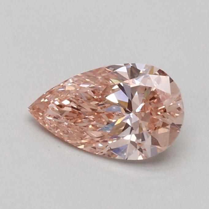 0.33 Ct. Fancy Intense Pink Pear Lab Grown Diamond