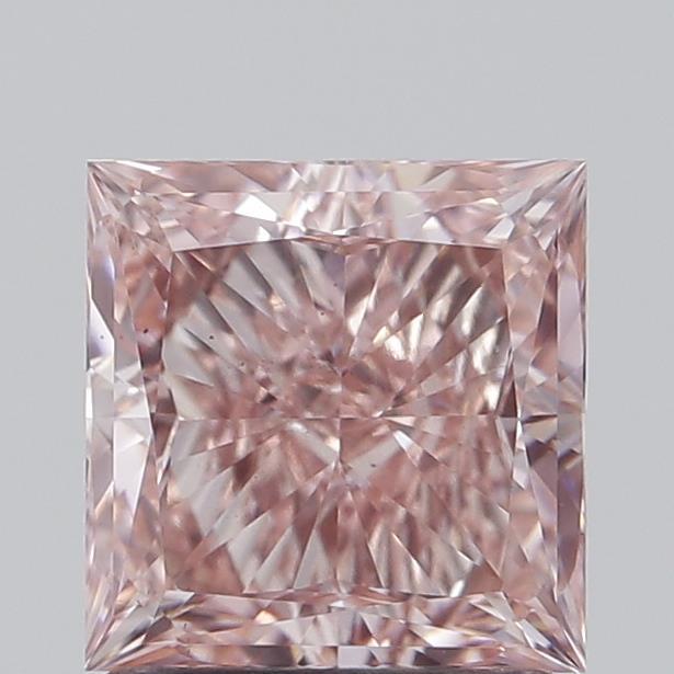 1.40 Ct. Fancy Intense Pink Princess Lab Grown Diamond