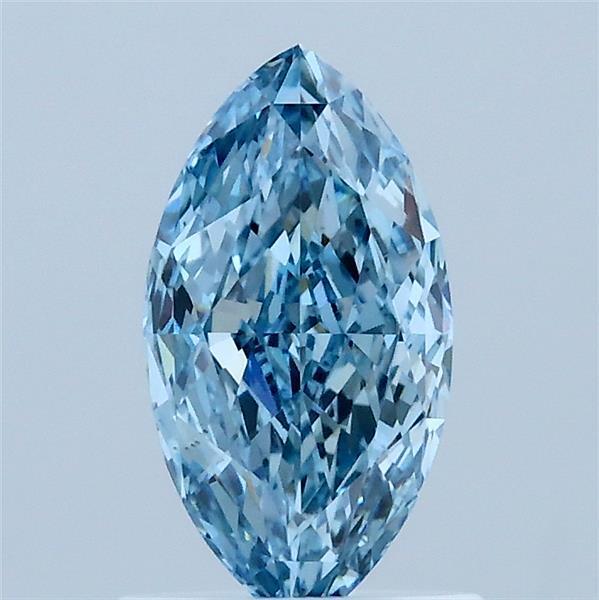 1.00 Ct. Fancy Vivid Blue Marquise Lab Grown Diamond