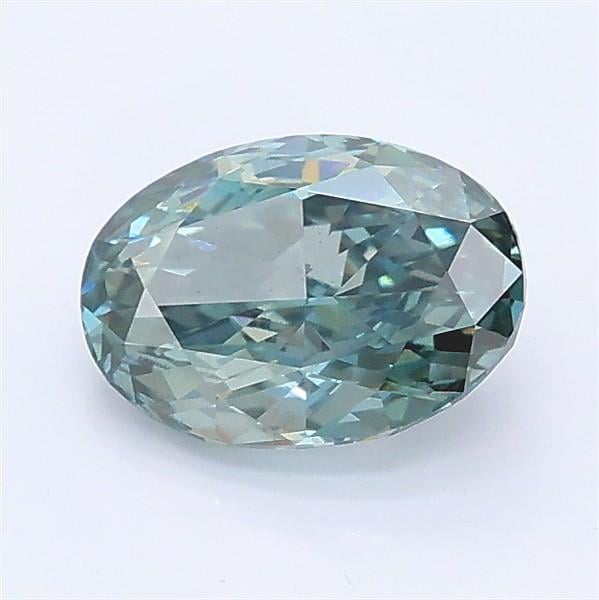 1.03 Ct. Fancy Deep Blue Oval Lab Grown Diamond