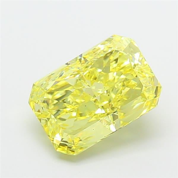 4.01 Ct. Fancy Vivid Yellow Radiant Lab Grown Diamond