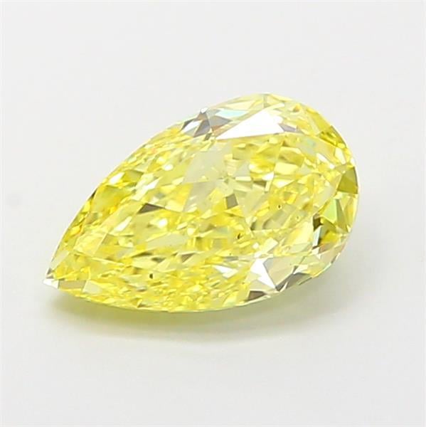 1.38 Ct. Fancy Intense Yellow Pear Lab Grown Diamond