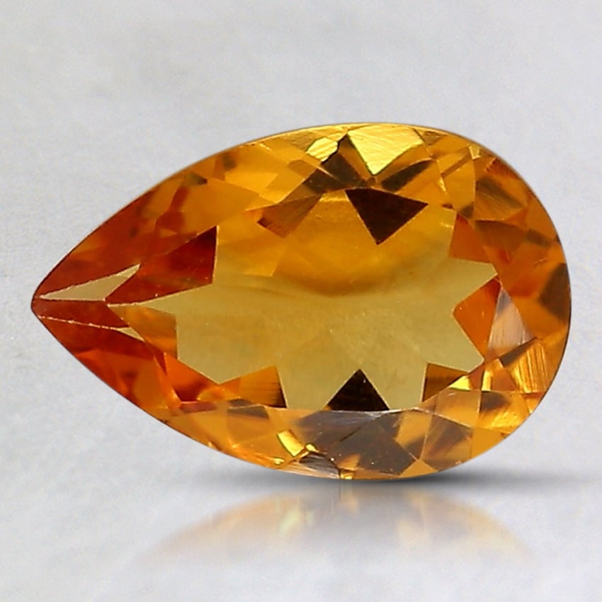 9.1x6mm Pear Citrine