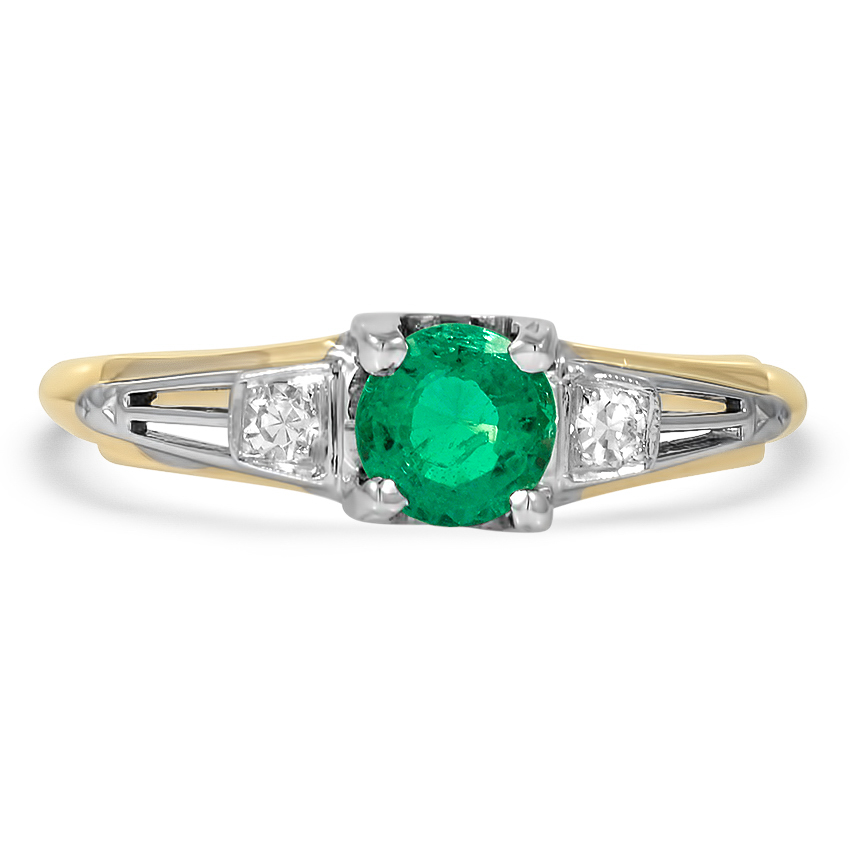 Retro Emerald Vintage Ring