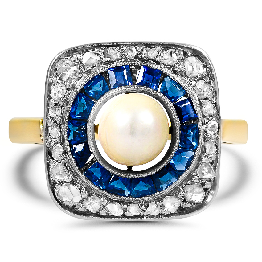 Art Deco Pearl Vintage Ring