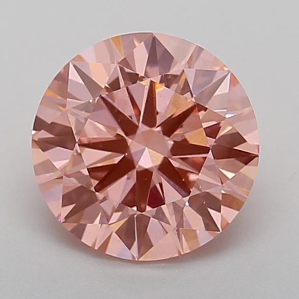 2.15 Ct. Fancy Vivid Pink Round Lab Grown Diamond