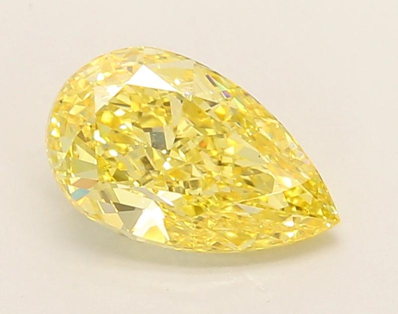 1.50 Ct. Fancy Vivid Yellow Pear Lab Grown Diamond