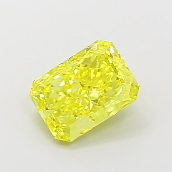 1.20 Ct. Fancy Vivid  Yellow Radiant Lab Grown Diamond