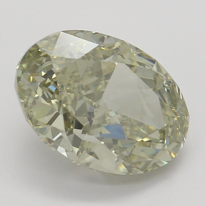 2.02 Ct. Fancy Brownish Greenish Yellow Oval Diamond