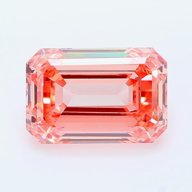 2.19 Ct. Fancy Intense Brown Pink Emerald Lab Grown Diamond
