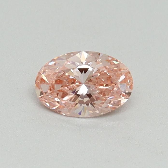 0.30 Ct. Fancy Vivid Pink Oval Lab Grown Diamond