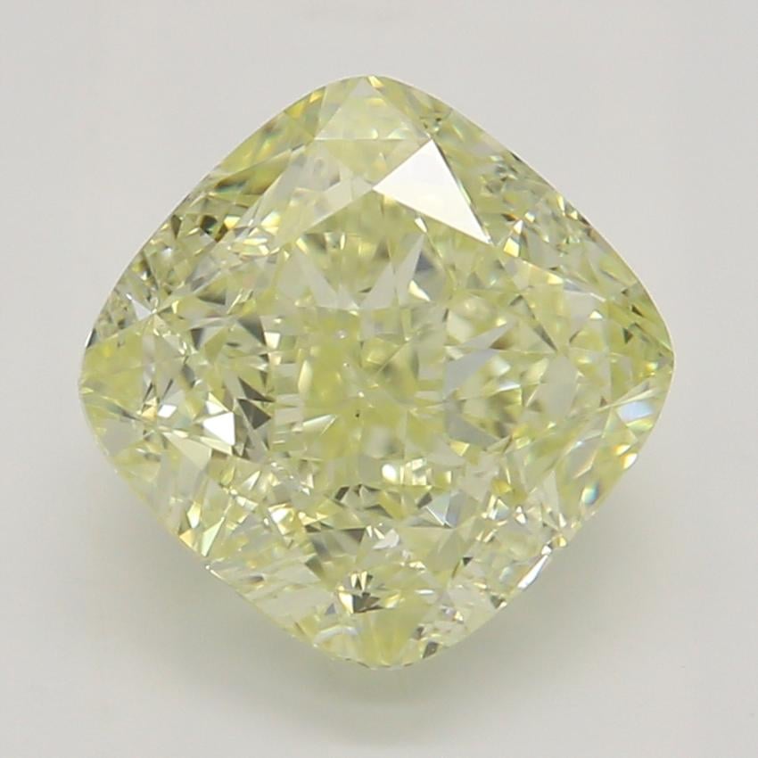 1.61 Ct. Fancy Light Yellow Cushion Diamond