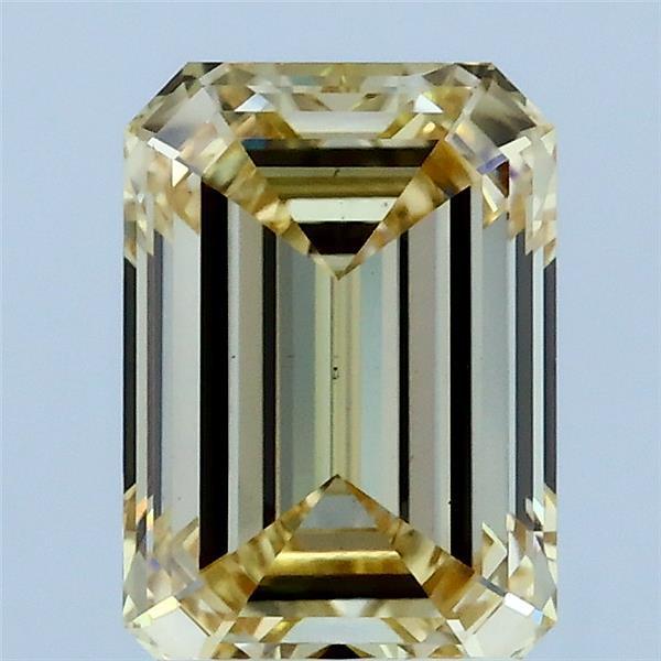 2.09 Ct. Fancy Yellow Emerald Lab Grown Diamond