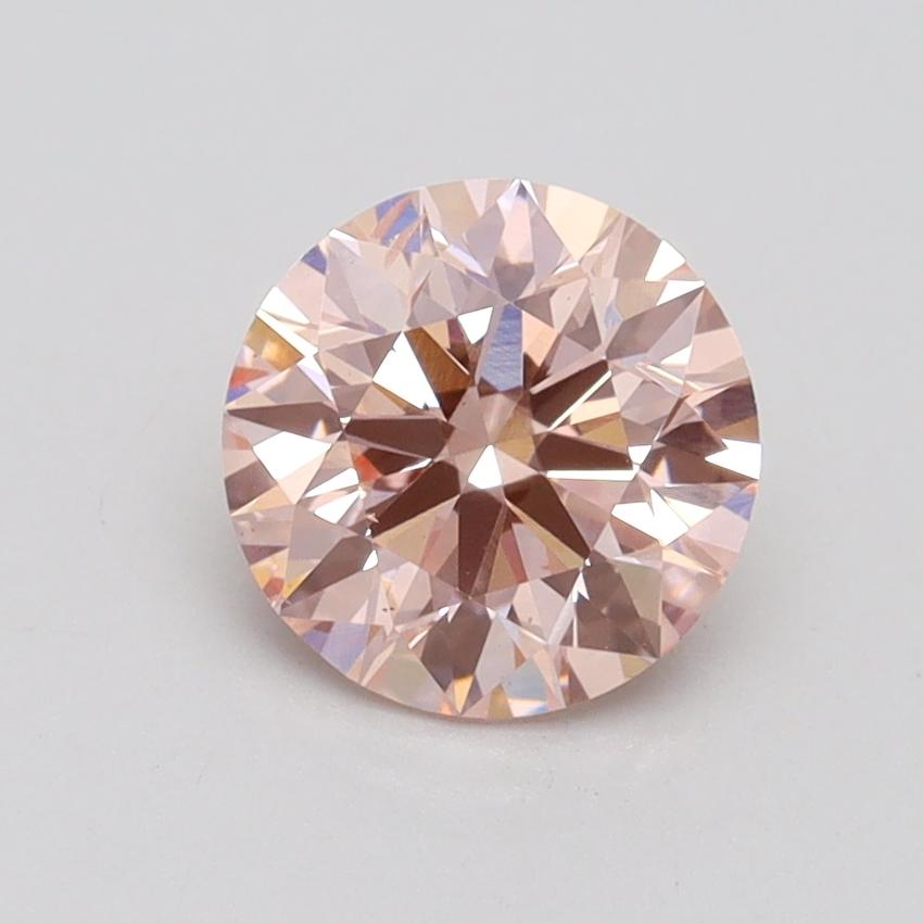 1.24 Ct. Fancy Intense Pink Round Lab Grown Diamond
