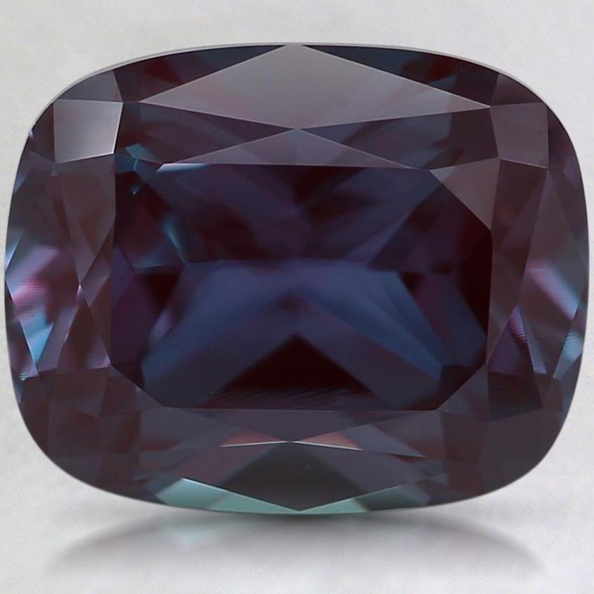 11.1x9mm Color Change Cushion Lab Grown Alexandrite