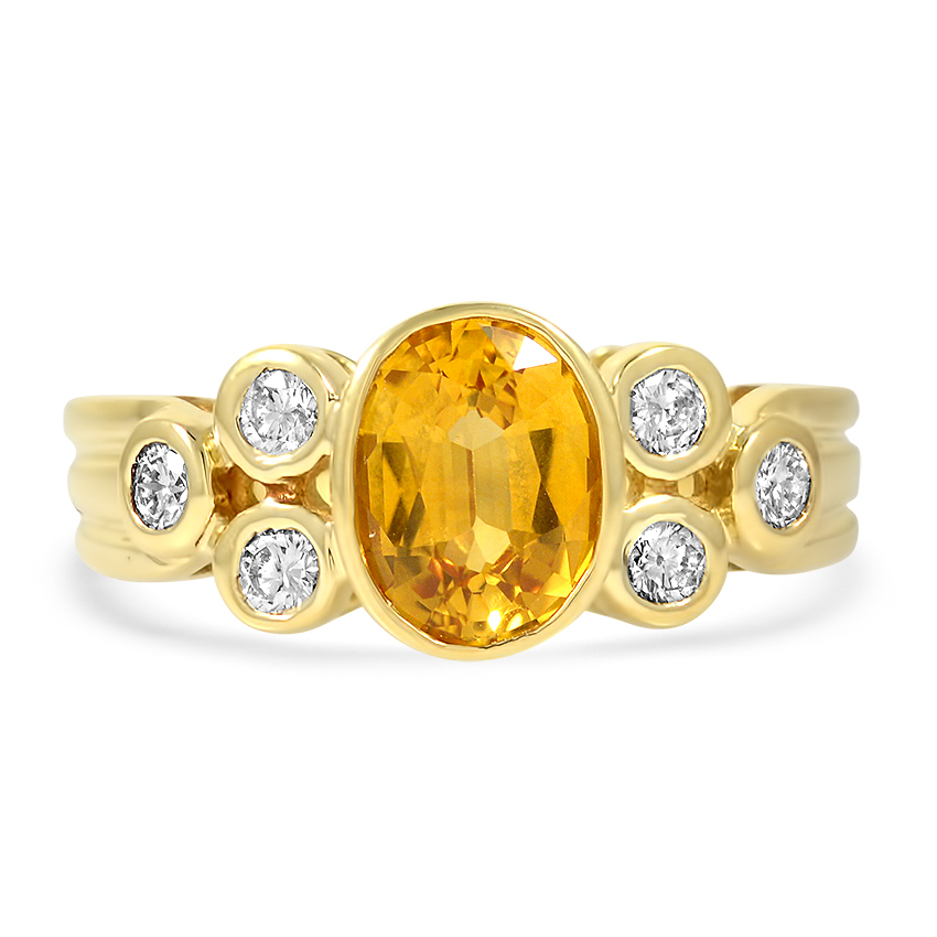 Modern Sapphire Vintage Ring