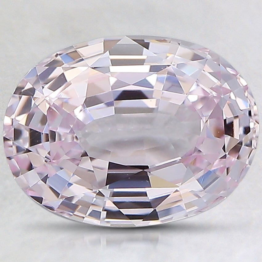 9.9x7.4mm Pink Oval Sapphire