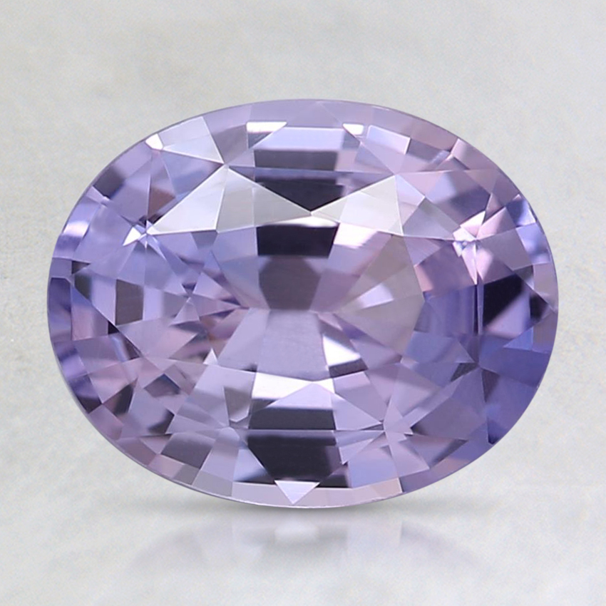 8.6x6.9mm Unheated Purple Oval Sapphire