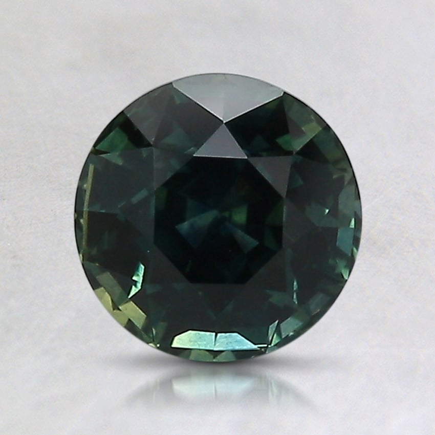 6.7mm Teal Round Montana Sapphire