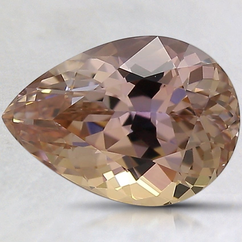 10.1x7.2mm Unheated Parti-Color Pear Tanzanite